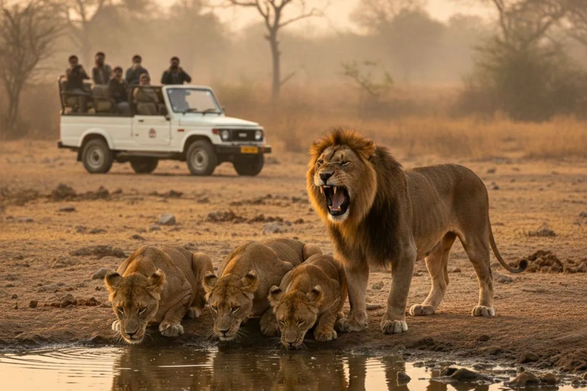 Gir Lion Safari Escape — Trulyy The Gir Lion Safari Camp
